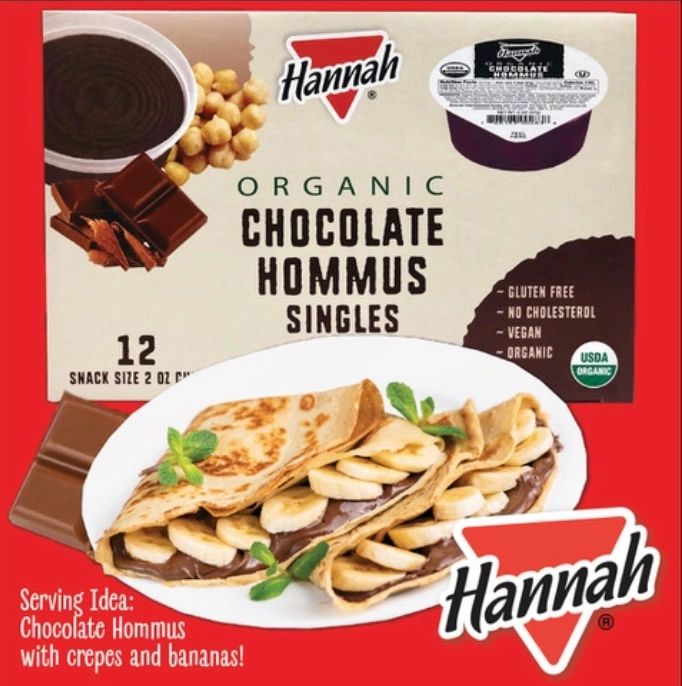 New Organic Chocolate Hommus Singles
